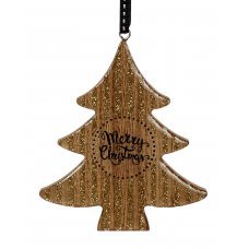 Χριστουγεννίατικo Δεντράκι Καφέ (17cm)